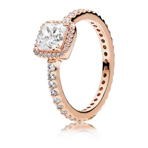 pandora sparkling ring|pandora sparkling square halo ring.